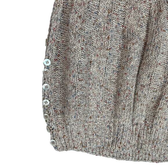 Vintage Toffee silk wool blend lightweight sleeveless sweater size small - Picture 3 of 8